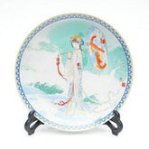 INPHIC-ZF-P069 景德鎮陶瓷盤畫 裝飾盤 粉彩盤 掛盤 美女圖 工藝品擺飾